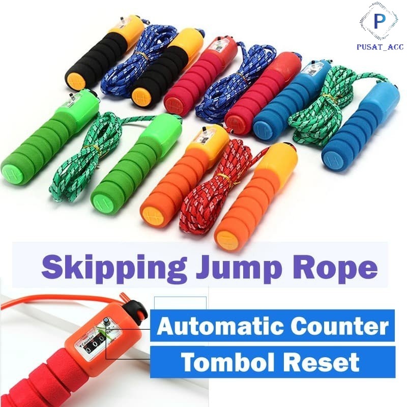 Jump Rope Skiping Soft Handle/Tali Lompat