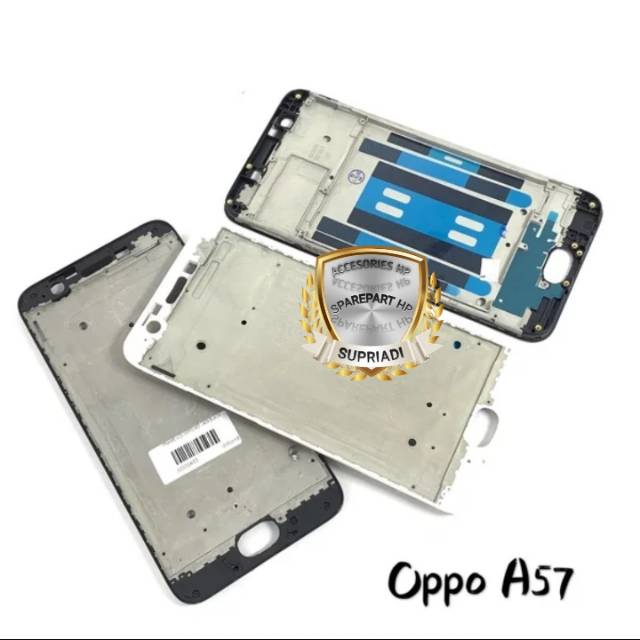 FRAME LCD TULANG TENGAH TATAKAN LCD OPPO A57 A 57