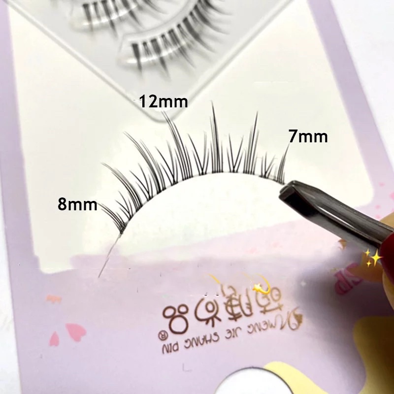 F29 - FAIRY JAPAN LASHES Natural False Eyelashes Transparent Stem False Eyelashes Comic False Eyelashes Nude Makeup Soft Sharpened Beauty Makeup