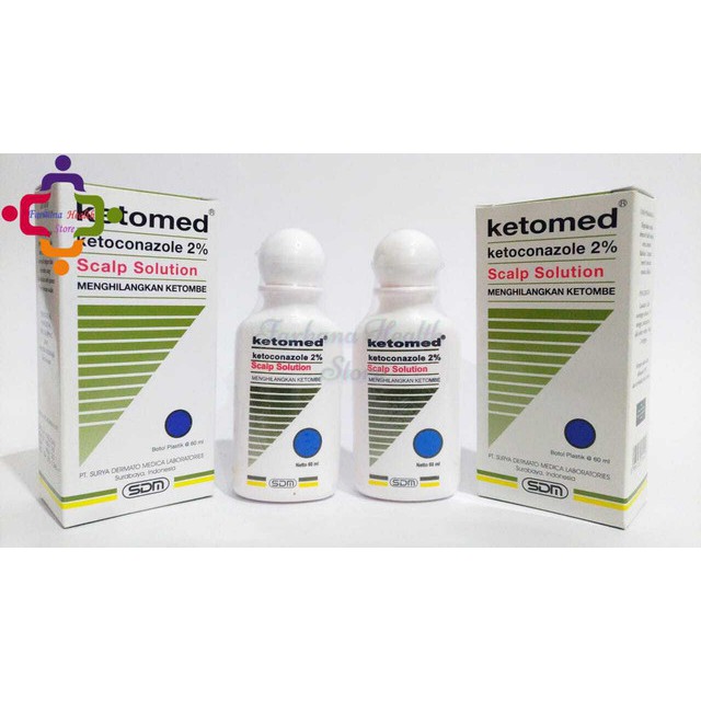 Original Ketomed Shampoo 60 ml / Ketomed Scalp Solution / Shampoo ketombe