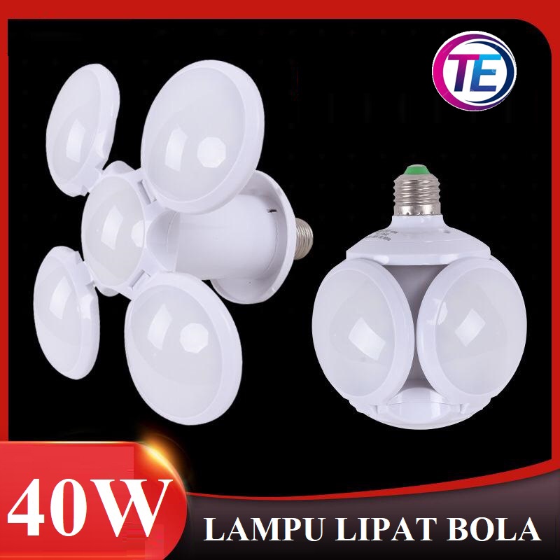 Lampu Lipat Bohlam LED / Lampu Model Bola / Lampu Lipat Bola 40W SUPER TERANG