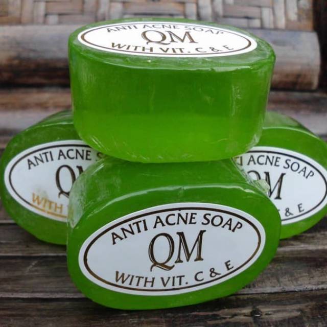 SABUN KHUSUS WAJAH DAN TUBUH BERJERAWAT QM FACIAL SOAP FOR ACNE SKIN BPOM - SABUN QM ANTI ACNE