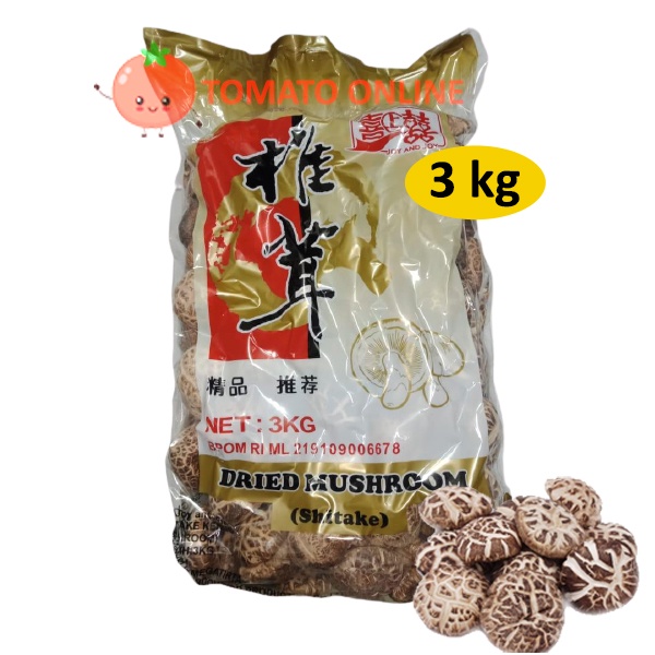 Joy &amp; Joy / Jamur Dried Shitake Hiyoko Tungku Pai Fa Ku / 3 kg