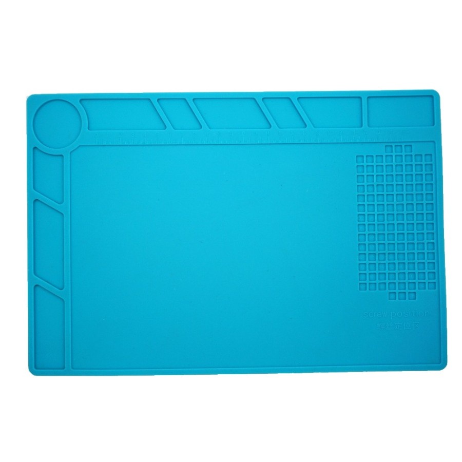 Heat Insulation Working Mat 34 x 23 cm - Blue