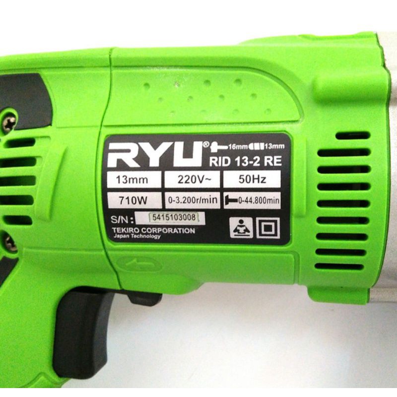 RYU 13mm RID 13-2 RE Impact Drill - Mesin Bor