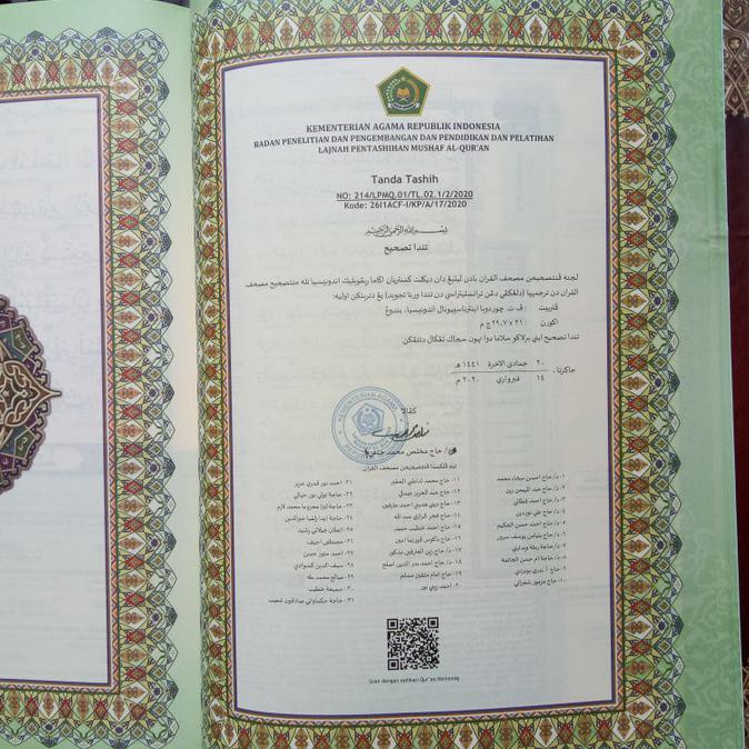 Al Quran Tartil Cordoba Uk A4, Alquran Tajwid At Tartil Terjemah Latin