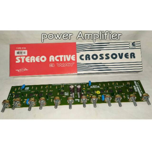 Kit Stereo Aktif Crossover 3way