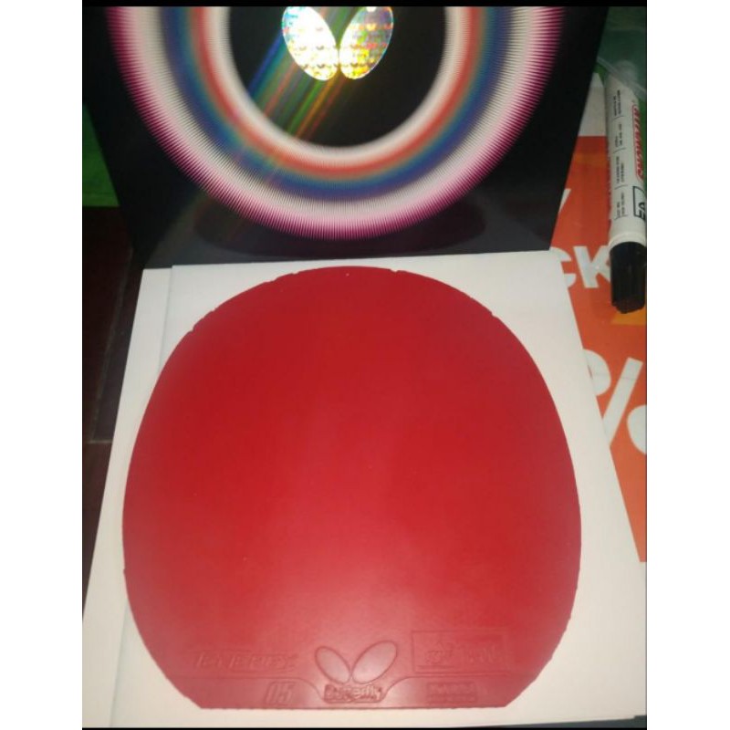 karet Butterfly Tenergy 05 merah special edition japan market ORI