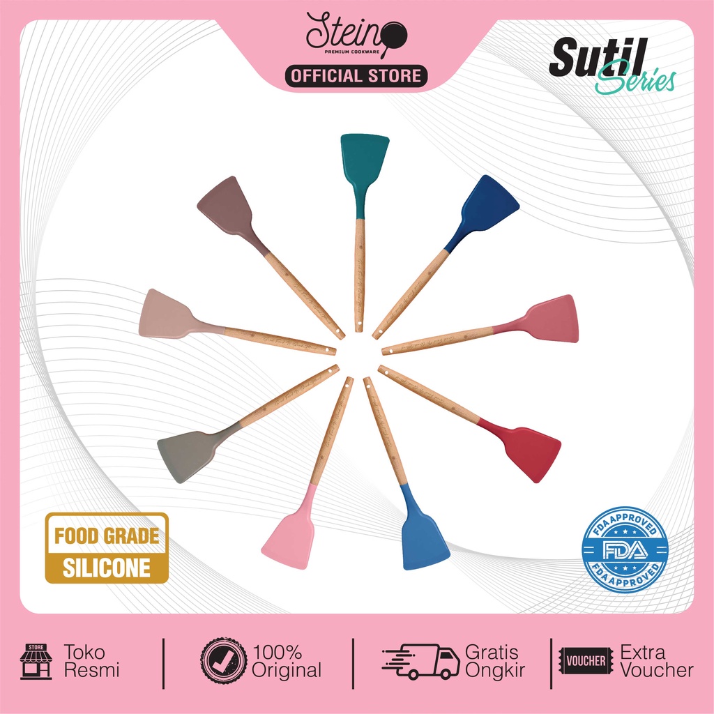 STEIN Sutil Spatula Masak Silikon