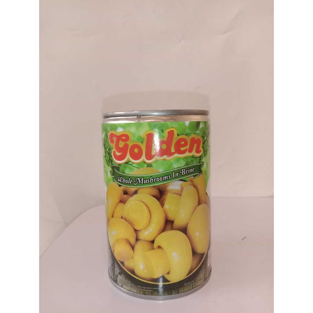 

GOLDEN MUSHROOMS WHOLE/ JAMUR KANCING UTUH/ JAMUR KANCING KALENG 425 GR