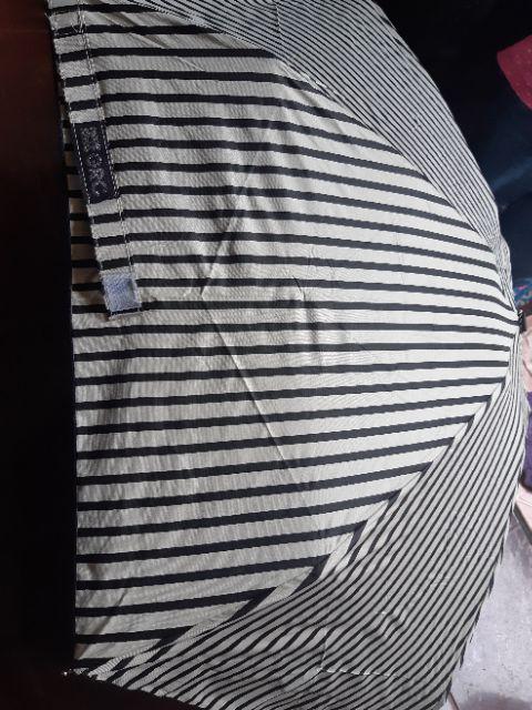 Payung Lipat 5 Mini Motif Garis - Antiuv - Lapis Hitam - Grc - 593