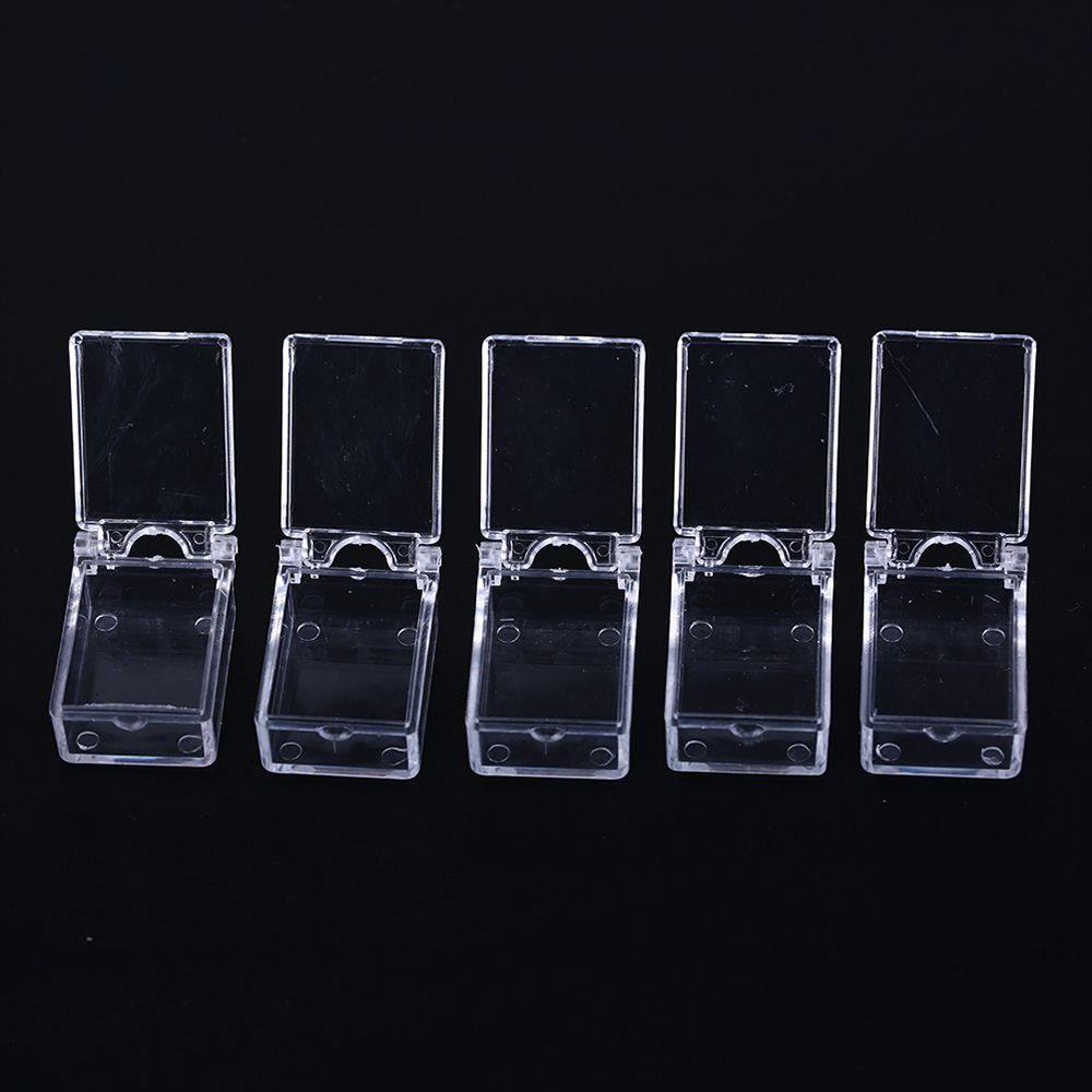 Mxbeauty Removable Wadah Case Transparan Strass Beads Jari Cincin Anting Wanita Perhiasan Case
