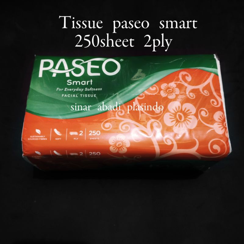 TISSUE Paseo, FACIAL TISSUE,  TISSUE PASEO SMART 250SHEET