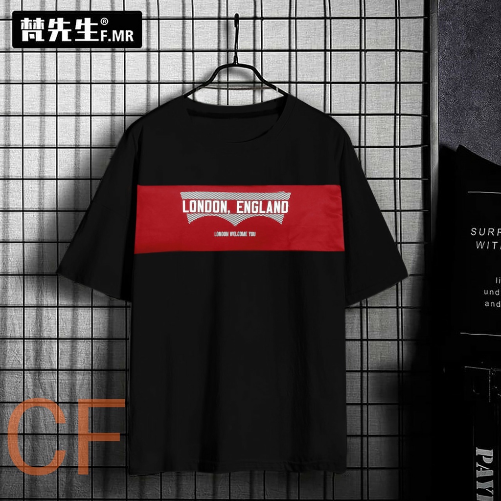 BAJU PRIA LENGAN Pendek / BAJU SWEATER KOMBINASI WARNA LONDON