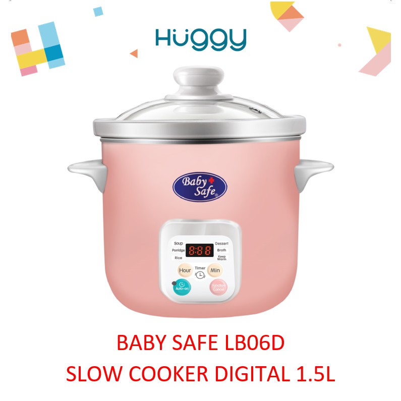 Baby Safe LB06D Slow Cooker 1.5L Alat Masak Makanan Bayi | Shopee Indonesia
