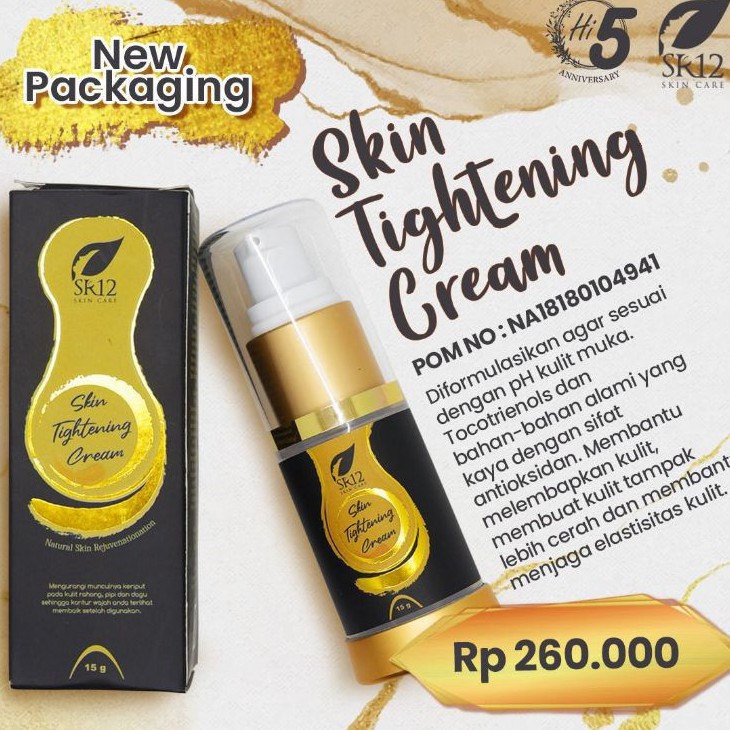Skin tightening / cream antikendur /cream antikerutan / cream menolak tua sr12