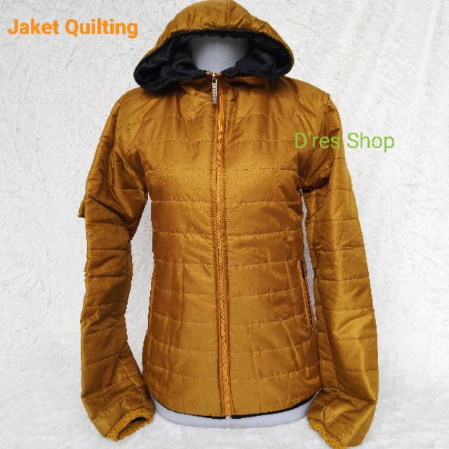 Jaket QUILTING gelembung Topi