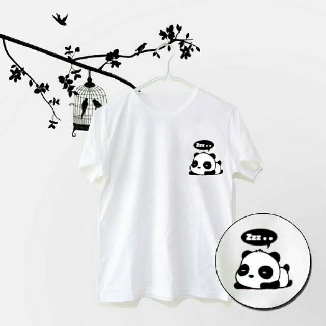 Kaos Panda / Panda Tshirt / Atasan Wanita / Tshirt