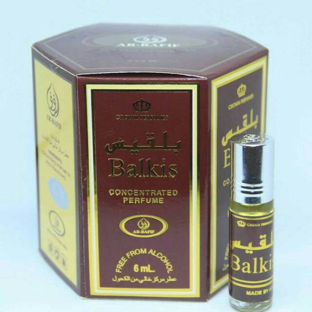 Parfum Non Alkohol Ar-Rafif Crown Perfumes Balkis, 6 ml