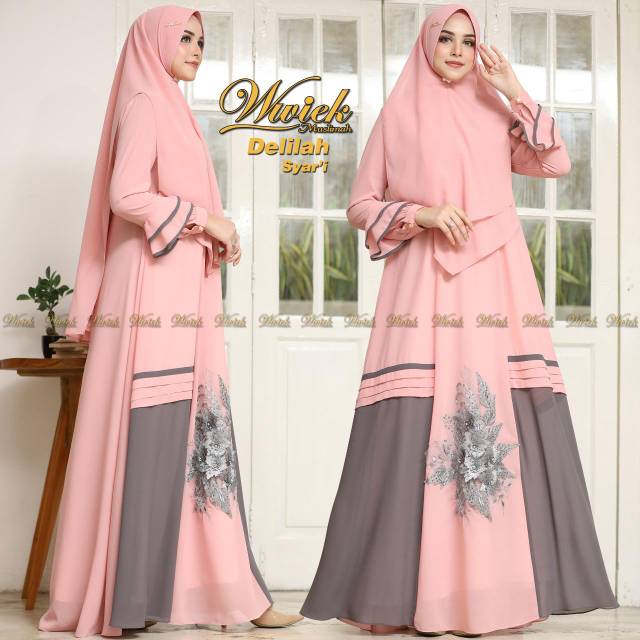 Delilah Set Syar'i Spesial India Season 2 by Wiwiek Muslimah