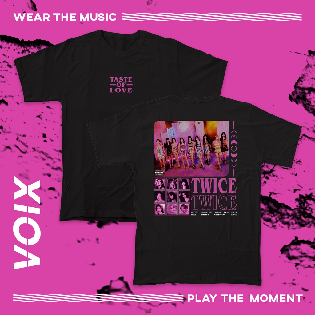 Kaos Kpop Twice "Taste Of Love" Tee