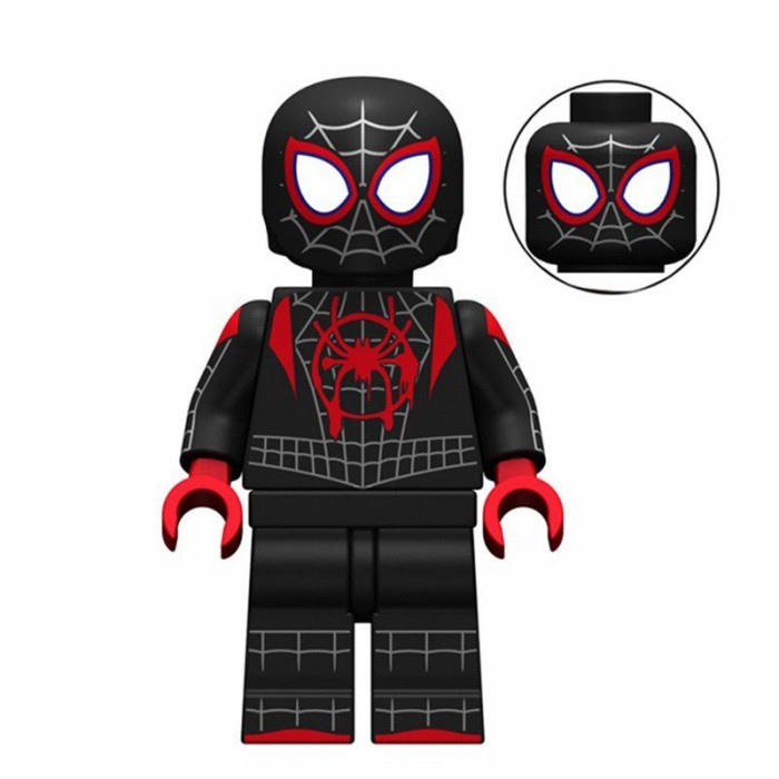Lego Spiderman Noir Hero Peter Parker Electro Octopus