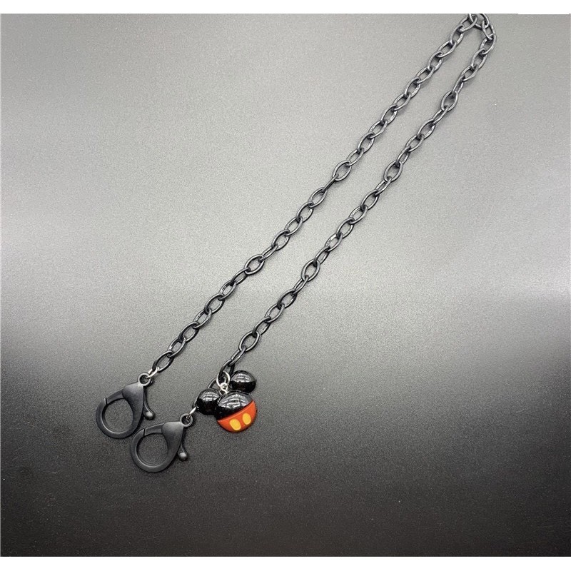 Tali Kalung Rantai Strap Masker Mickey Mouse Korea - Strap Masker Ekstension Lucu Murah
