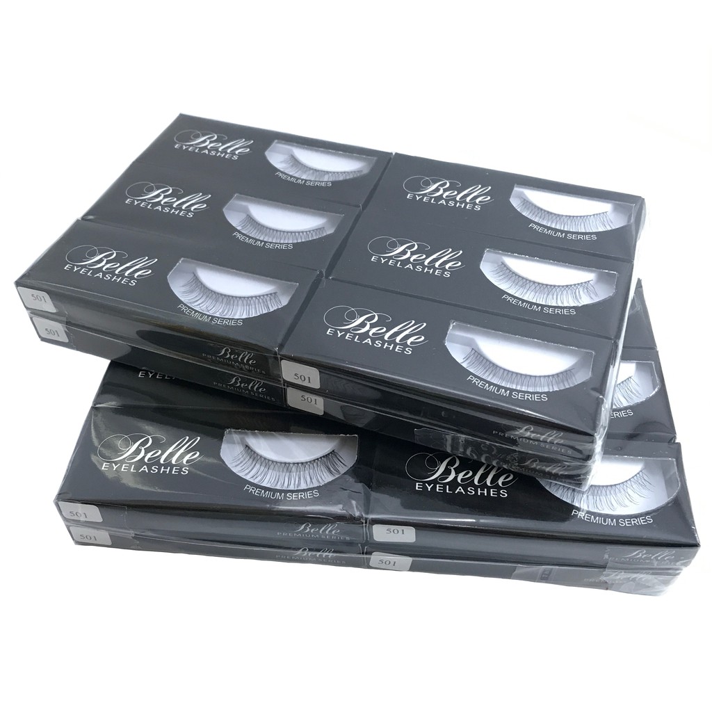 506 Bulu Mata Palsu Handmade Natural False Eyelash Eye Lashes Belle Eyelashes Premium Lusinan