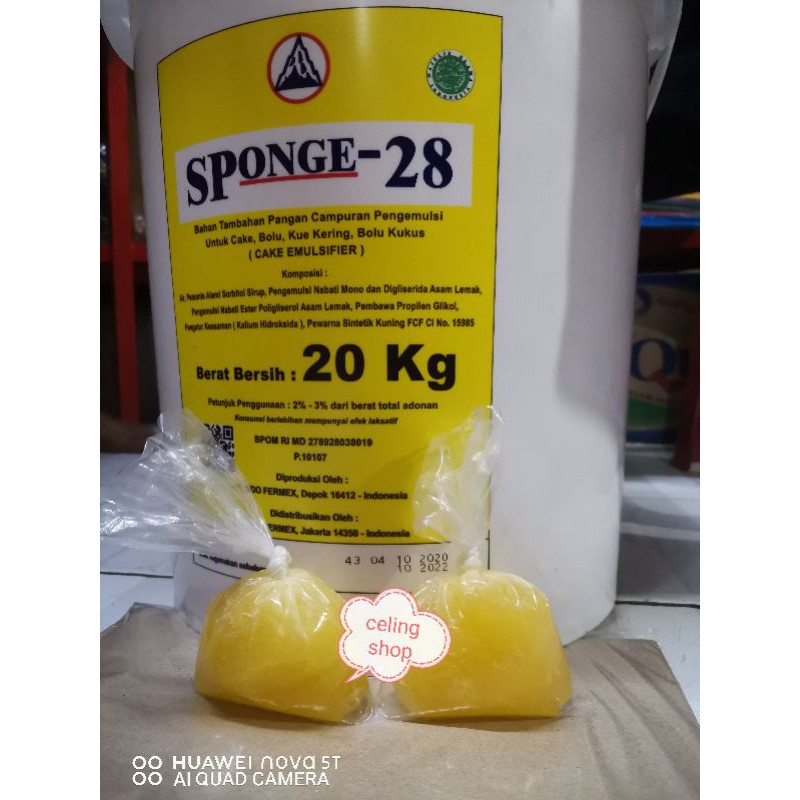 

SP emulsifier pengemulsi SPONGE 28 100gr