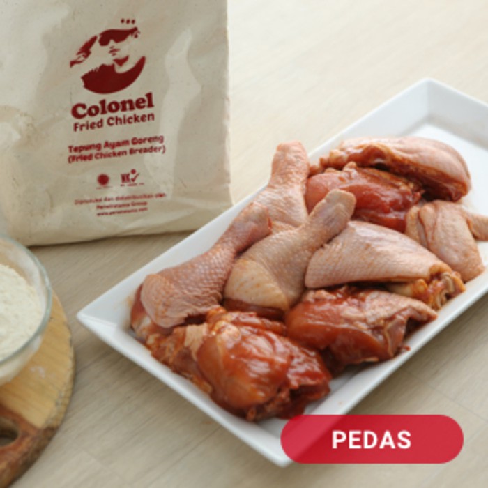 

Ayam Colonel Spicy + Tepung isi 9 Potong