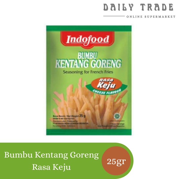 

Indofood Bumbu Kentang Goreng Rasa Keju 25gr x 4 Sachet