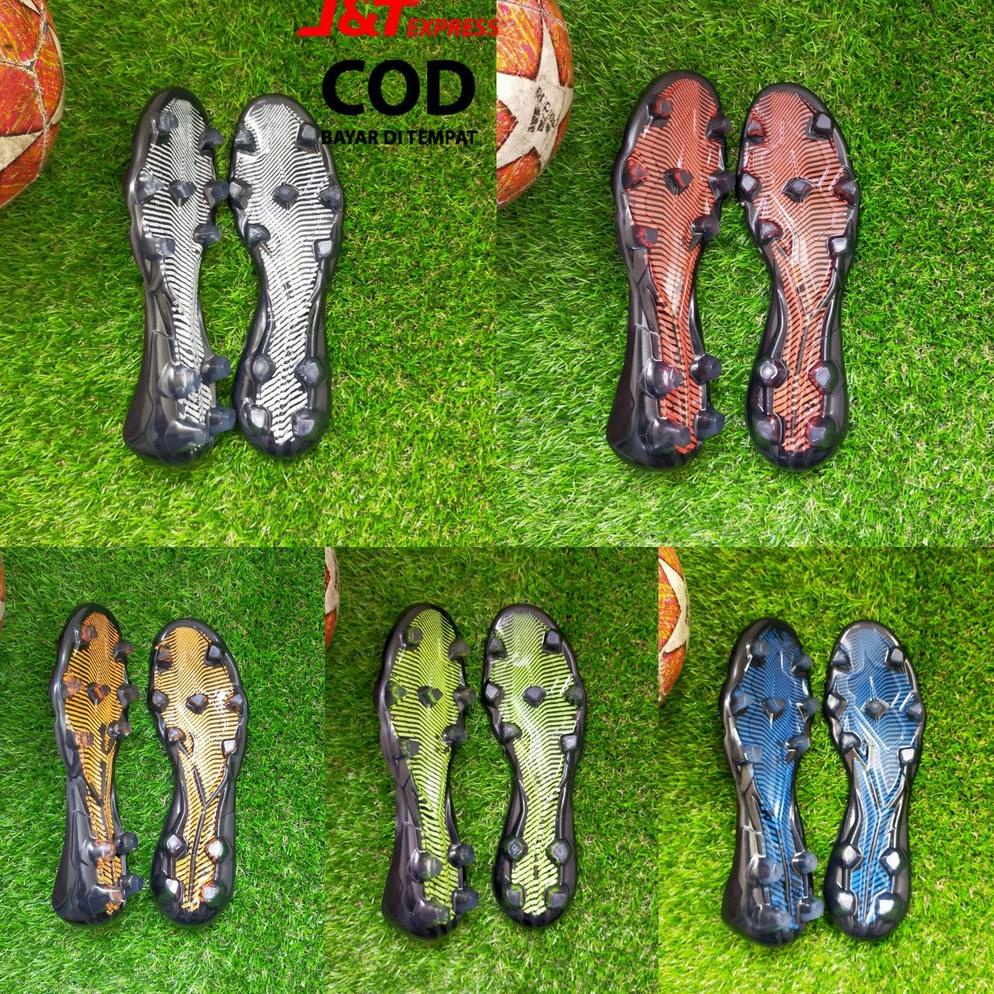 Sol Sepatu Bola Printing Hitam Polos/Non Merk