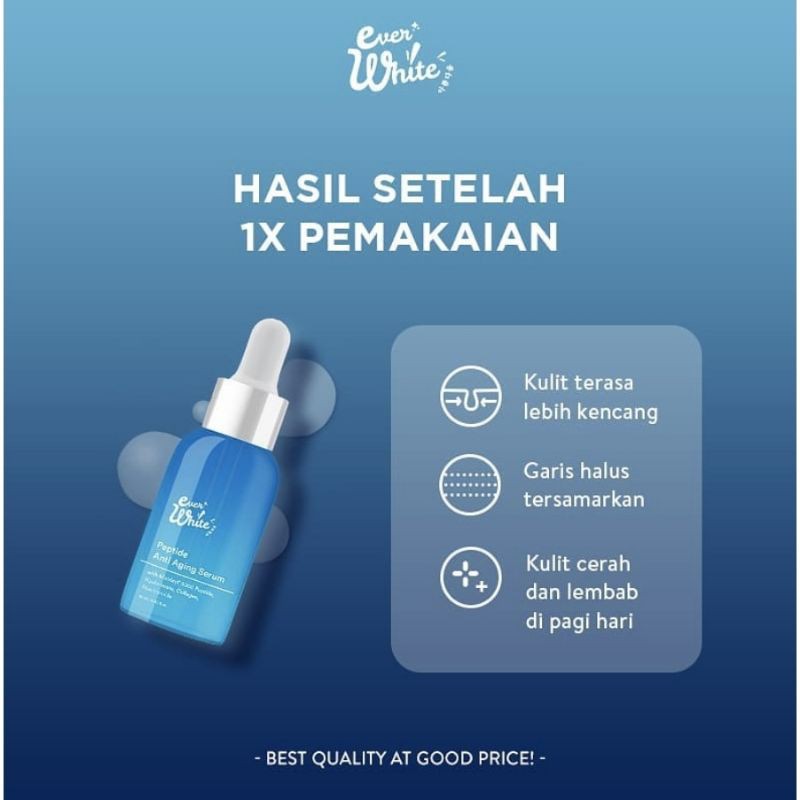 (BPOM) Everwhite Peptide Anti Aging Serum Original SERUM KERUTAN