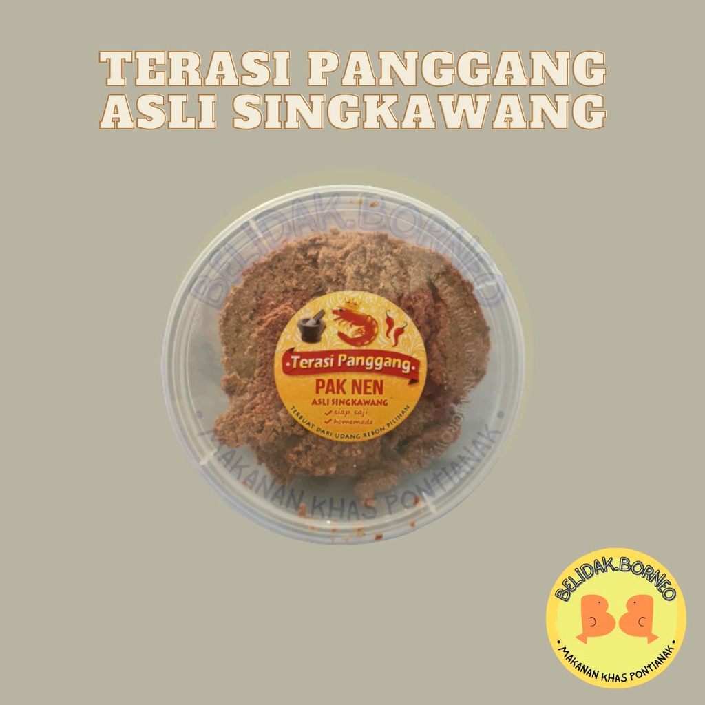 

Terasi Panggang Cap Pak Nen Asli Singkawang 250 gr