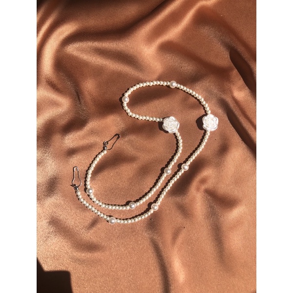 strap masker 2in1 mutiara