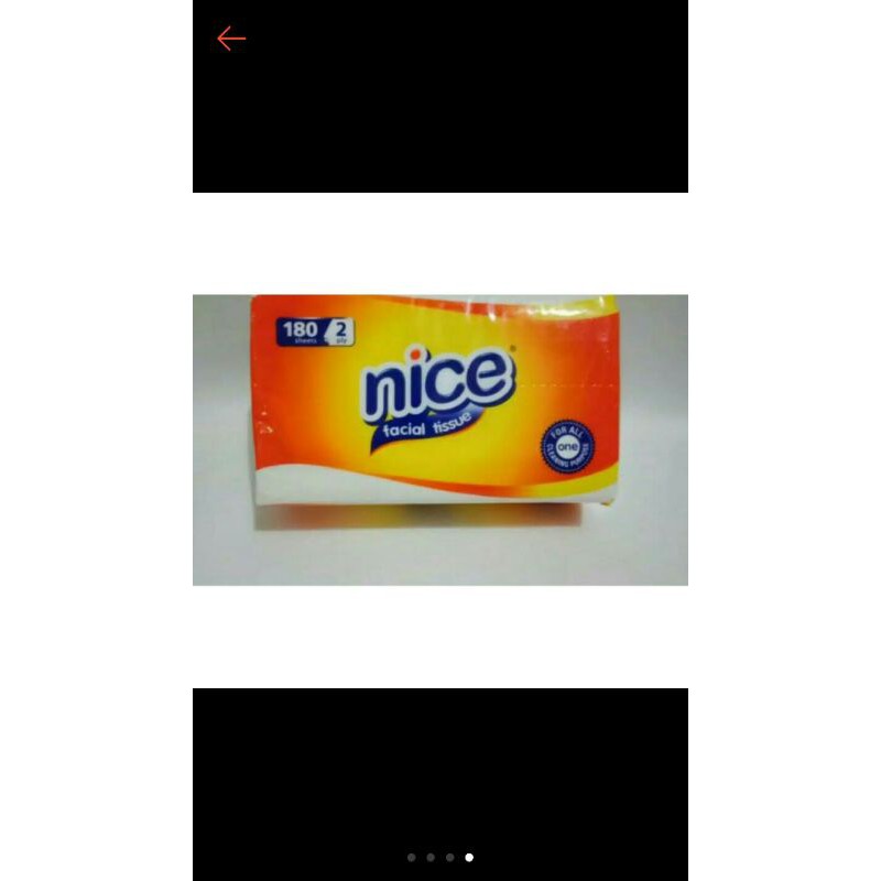 TISU NICE 250 SHEET MURAH. TISU WAJAH FACIAL ORIGINAL LEMBUT.-Nice 180 shet