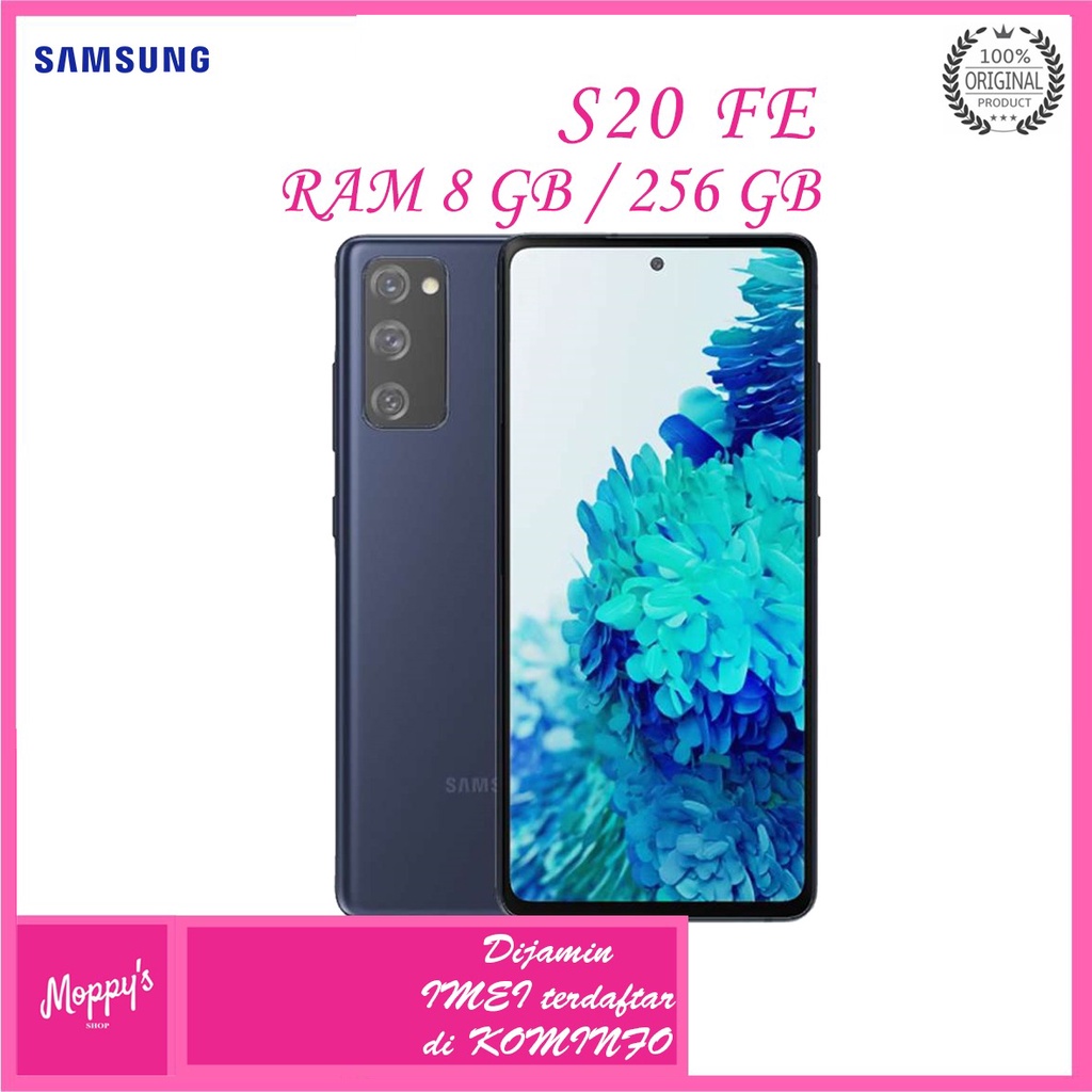 SAMSUNG GALAXY S20 FE 8/256 GB G780G GARANSI RESMI SEIN ORIGINAL SAMSUNG S20 FE RAM 8 GB INTERNAL 25