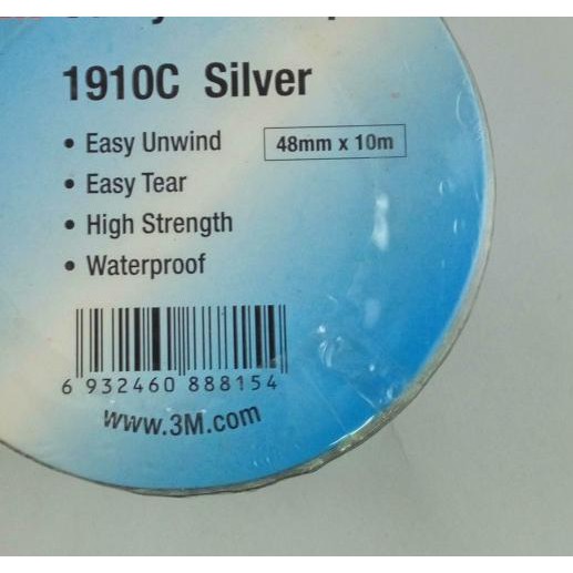 

➸ 3M Duct Tape 1910C , Silver 48 mm x 10 meter ➳