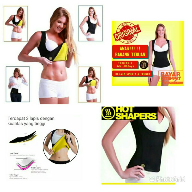  1 TANGTOP HOT SHAPERS GRATIS 2 KORSET (LENGAN DAN PAHA