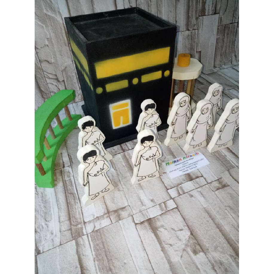 Mainan Edukasi Anak-Alat Peraga Edukatif- Miniatur Ka'bah-Manasik Haji