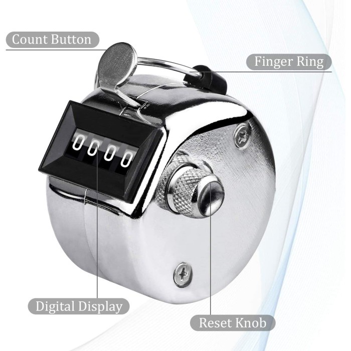 [MURAH] [COD] Alat Penghitung Tangan/Hand Tally Counter KW-Trio 2410