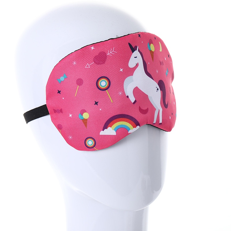 Penutup Mata Tidur Anak Motif Unicorn Masker Mata Tidur