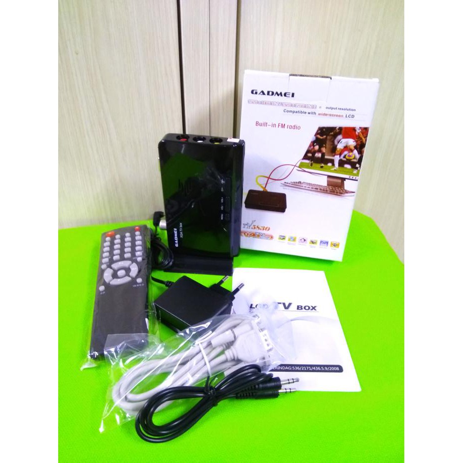 FM LCD TV BOX 5830 Gadmei =LCD 5821 DISKON