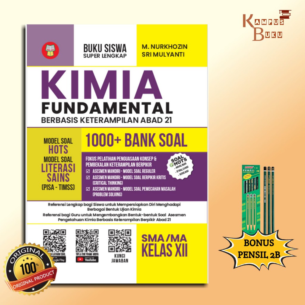 Buku Kimia Kelas 12 : Kimia Fundamental Kelas 12