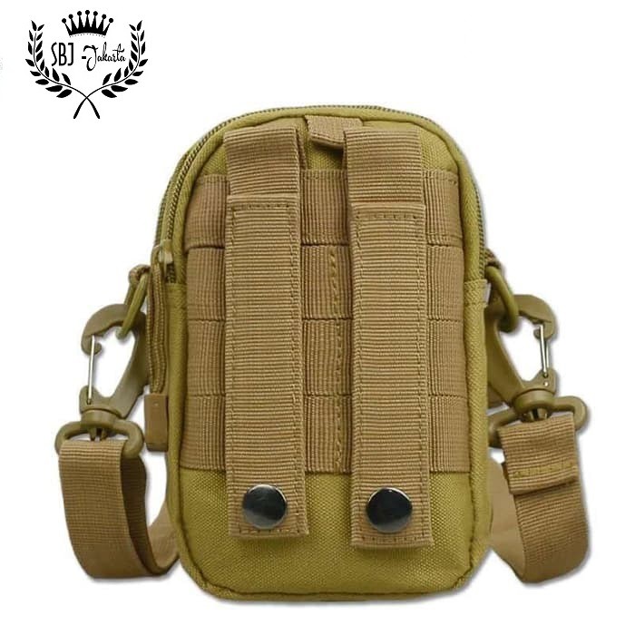 Tas pinggang Dompet Multifungsi Black Hawk Commandos dengan Tali Strap Bahu SB91