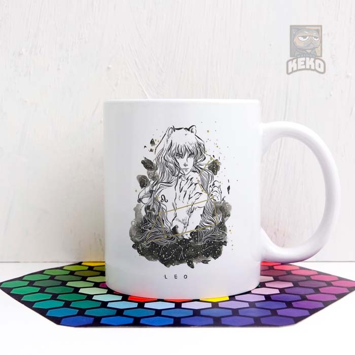 Mug Anime All About Zodiak Leo