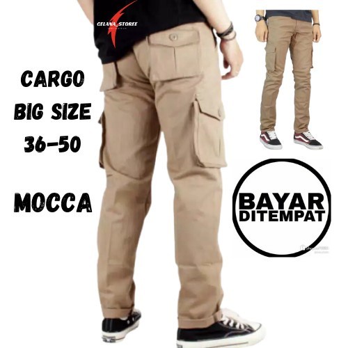 [ celana_store]Celana cargo pria jumbo/celana cargo big/celana pria/celana big/celana panjang pria