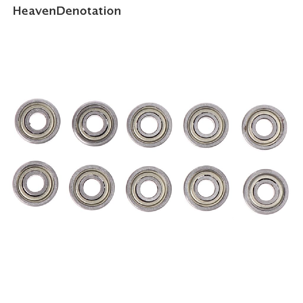 (Heavendenotation) 10pcs Bearing Deep Groove Bentuk Bulat Bahan Carbon Steel 695zz