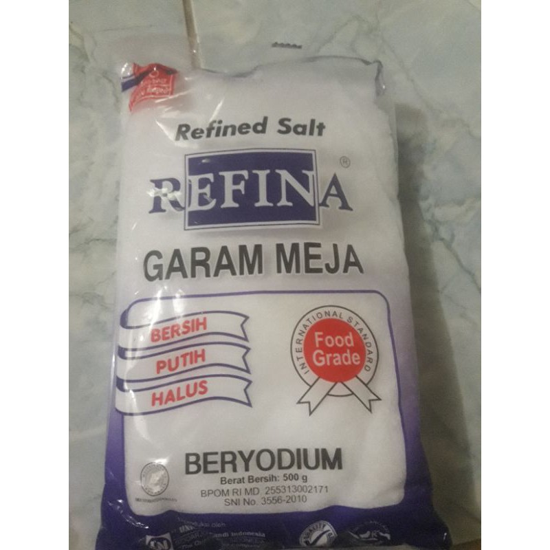 

Garam Halus Cap Refina Kemasan (1 Pcs=500gr)