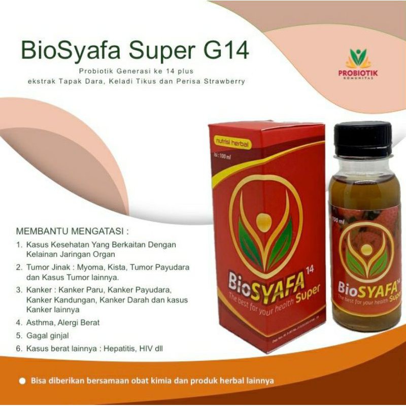 probiotik siklus biosyafa super G14